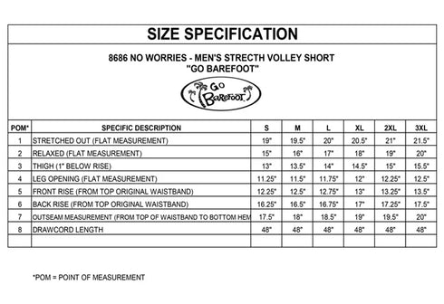 Go Barefoot No Worries 8-Way Octo Stretch Swim Trunks – Limited Edition