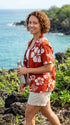RJC Old School Hibiscus Women's Hawaiian Camp Shirt, view 2 of 13