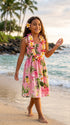 RJC Girls Orchid Plumeria Elastic Tube Dress