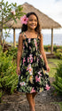 RJC Girls Orchid Plumeria Elastic Tube Dress