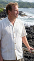Paradise Found Men's Palm Shadow Hawaiian Shirt