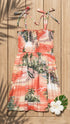 Paradise Island Surf Girl's Hawaiian Smocked Dress