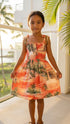 Paradise Island Surf Girl's Hawaiian Smocked Dress