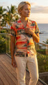 Paradise Island Surf Women's Hawaiian Aloha Rayon Shirt