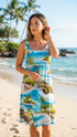 Paradise Island Surf Women's Empire Tie Front Hawaiian Dress (Generous Fit)