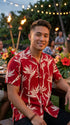 Paradise Found Men's Pareau Paradise Hawaiian Shirt, view 9 of 13
