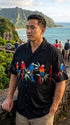 Pacific Legend Mens S to 4X Parrot Bamboo Chest Band Shirt