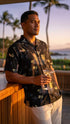 Paradise Found Men's Pau Hana Cocktail Silk Shirt