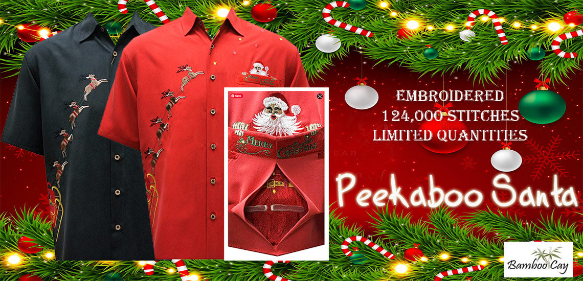 Hawaiian Christmas Shirt from Bamboo Cay