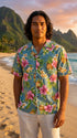 Pineapple Hibiscus Men's Hawaiian Shirt