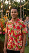 Pineapple Hibiscus Men's Hawaiian Shirt