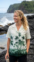 Pineapples View Women's Hawaiian Camp Shirt