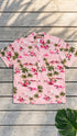 Pink Flamingo Hibiscus Men's Hawaiian Shirt