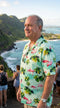 Pacific Legend Mens Pink Flamingo Paradise Shirt, additional view 1 of 5