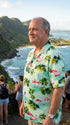 Pacific Legend Mens Pink Flamingo Paradise Shirt, additional view 1 of 5