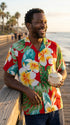 Paradise Found Men's Plumeria Beauty Hawaiian Shirt