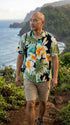 Paradise Found Men's Plumeria Beauty Hawaiian Shirt