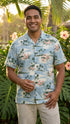 Plumeria Island Men's Hawaiian Shirt