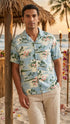 Plumeria Island Men's Hawaiian Shirt