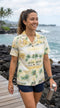 Polynesian Island Women's Hawaiian Camp Shirt