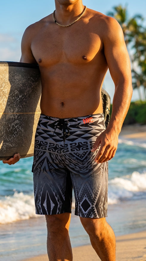 HIC 21" Kona Tiki 8 Way Octo Super Stretch Boardshorts