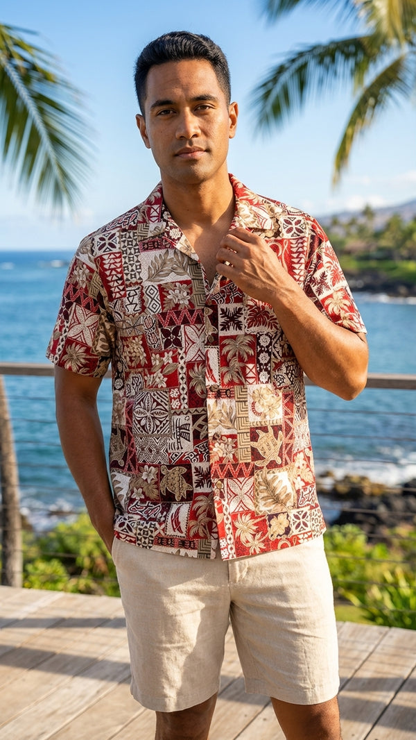 Hawaiian Symbol Men's Hawaiian Shirt