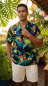 Jungle Parrot Men's Hawaiian Shirt