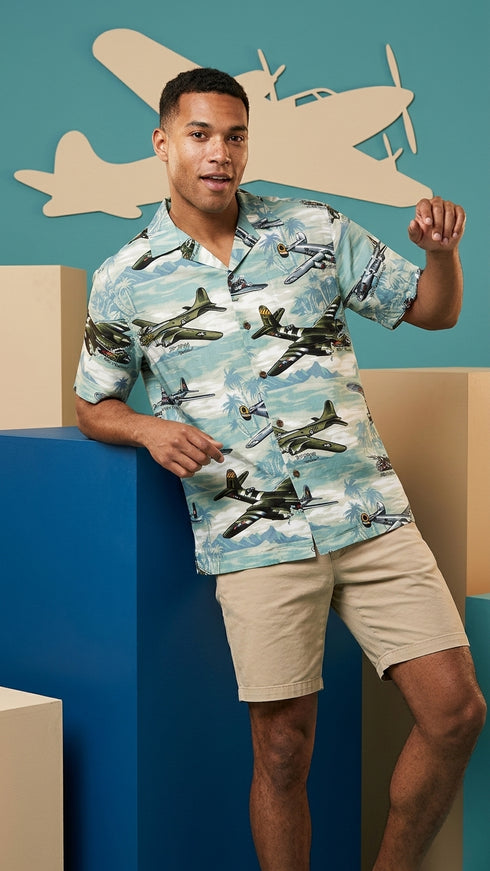 RJC Mens Fighter Bomber Airplanes II Shirt