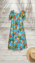 RJC Women's Rainbow Plumeria Muumuu Dress