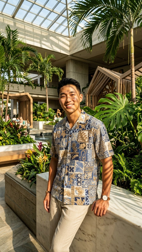 Hawaiian Symbol Men's Hawaiian Shirt