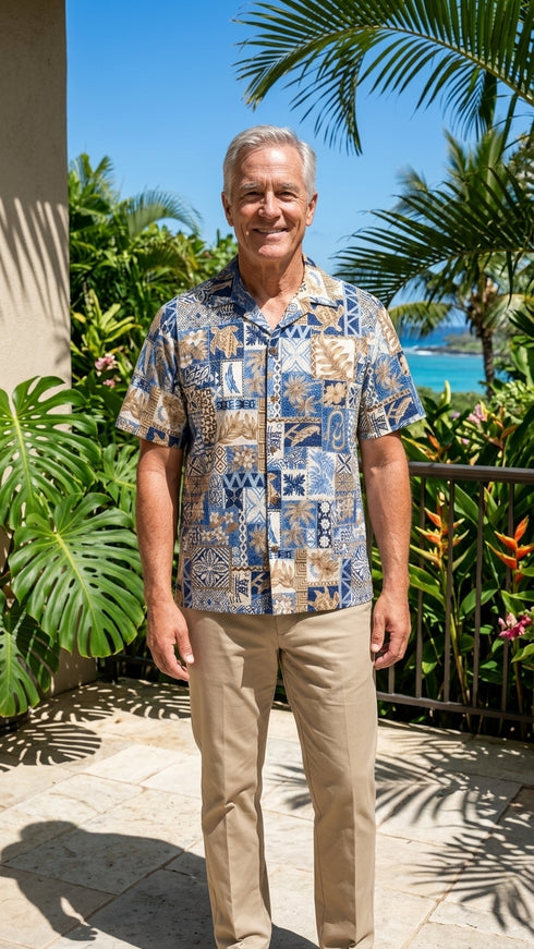 Hawaiian Symbol Men's Hawaiian Shirt