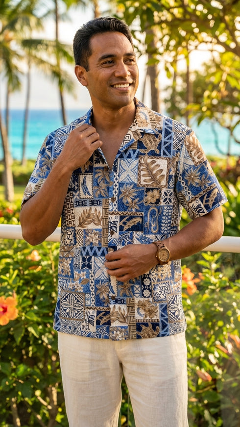 Hawaiian Symbol Men's Hawaiian Shirt