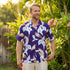 Paradise Found Men's Tom Selleck Magnum PI Calla Lily Hawaiian Shirt