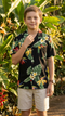RJC Boys Bird of Paradise Display Rayon Shirt