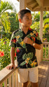RJC Boys Bird of Paradise Display Rayon Shirt