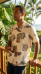 San Francisco Men's Hawaiian Aloha Vintage Cotton Lawn Shirt