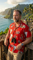 Santa Island Fun Activities Men's Hawaiian Shirt