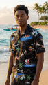 Santa's Hawaiian Christmas Vacation Men's Hawaiian Shirt