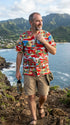 Santa's Island Vacation Men's Hawaiian Shirt