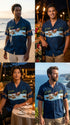 Santa Turtle Sleigh Men's Hawaiian Shirt