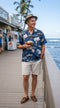 Saturn Men's Paradise Found Hawaiian Aloha Cotton Shirt