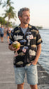 Saturn Men's Paradise Found Hawaiian Aloha Cotton Shirt