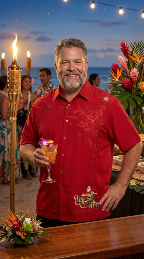 Bamboo Cay Shining Star Embroidered Shirt