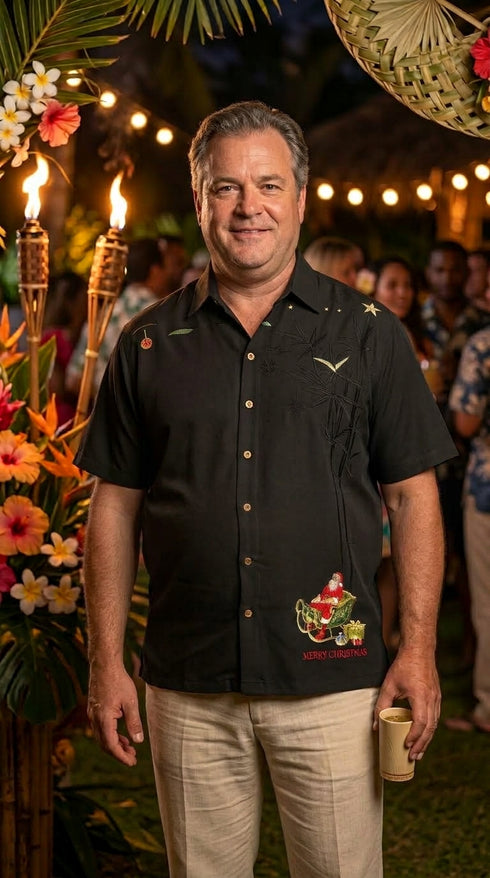 Bamboo Cay Shining Star Embroidered Shirt