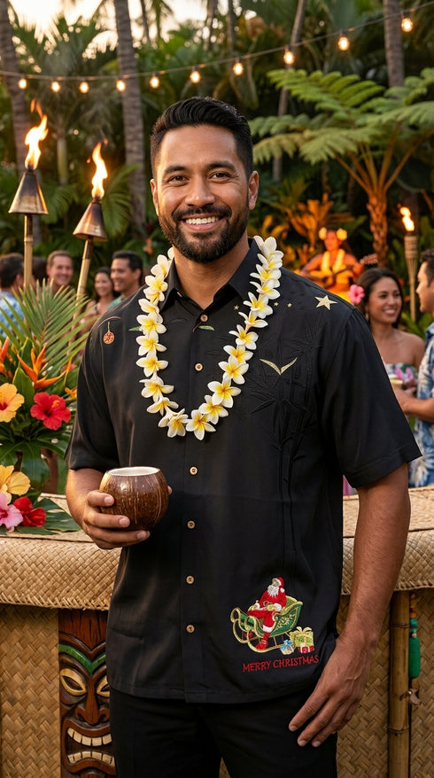 Bamboo Cay Shining Star Embroidered Shirt