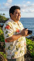 Paradise Found Men's Hibiscus Summer Hawaiian Shirt, view 3 of 9