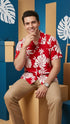 Tiare Monstera Leaf Men's Hawaiian Shirt