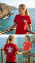 Tribal Turtle Screenprinted Hawaiian T-Shirt