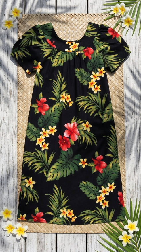 RJC Women's Tropical Summer Hibiscus Muumuu Dress