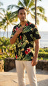 Tropical Summer Hibiscus Men's Hawaiian Shirt